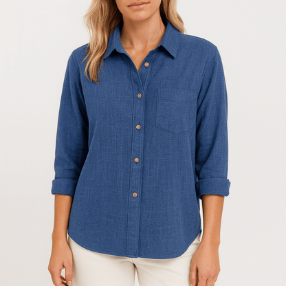 Nordori | Løs bluse i let og åndbart stof