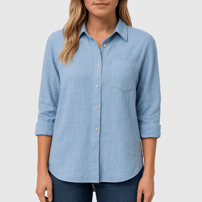 Nordori | Løs bluse i let og åndbart stof