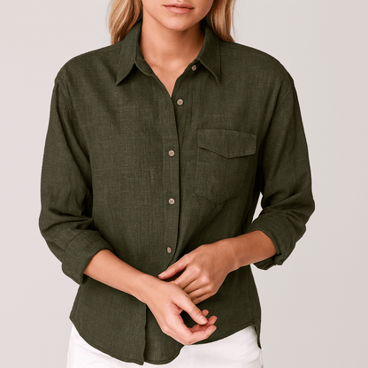 Nordori | Løs bluse i let og åndbart stof