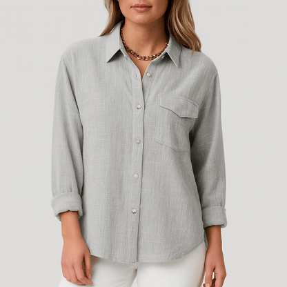 Nordori | Løs bluse i let og åndbart stof