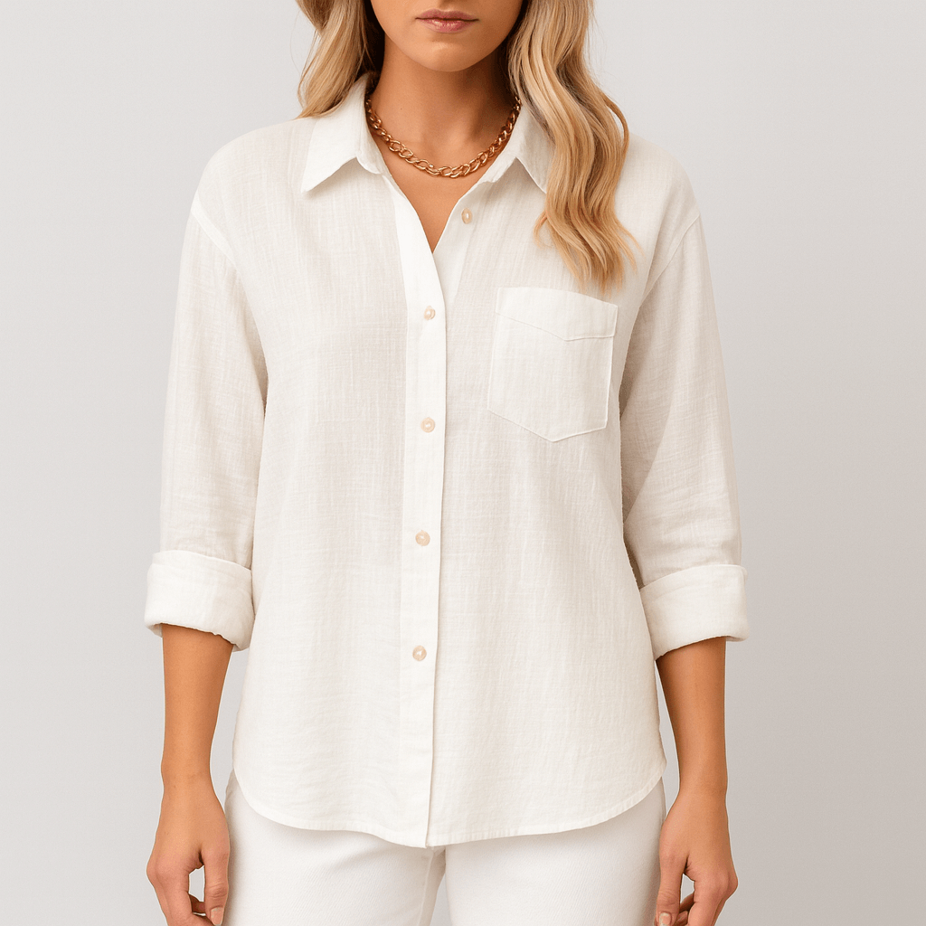 Nordori | Løs bluse i let og åndbart stof