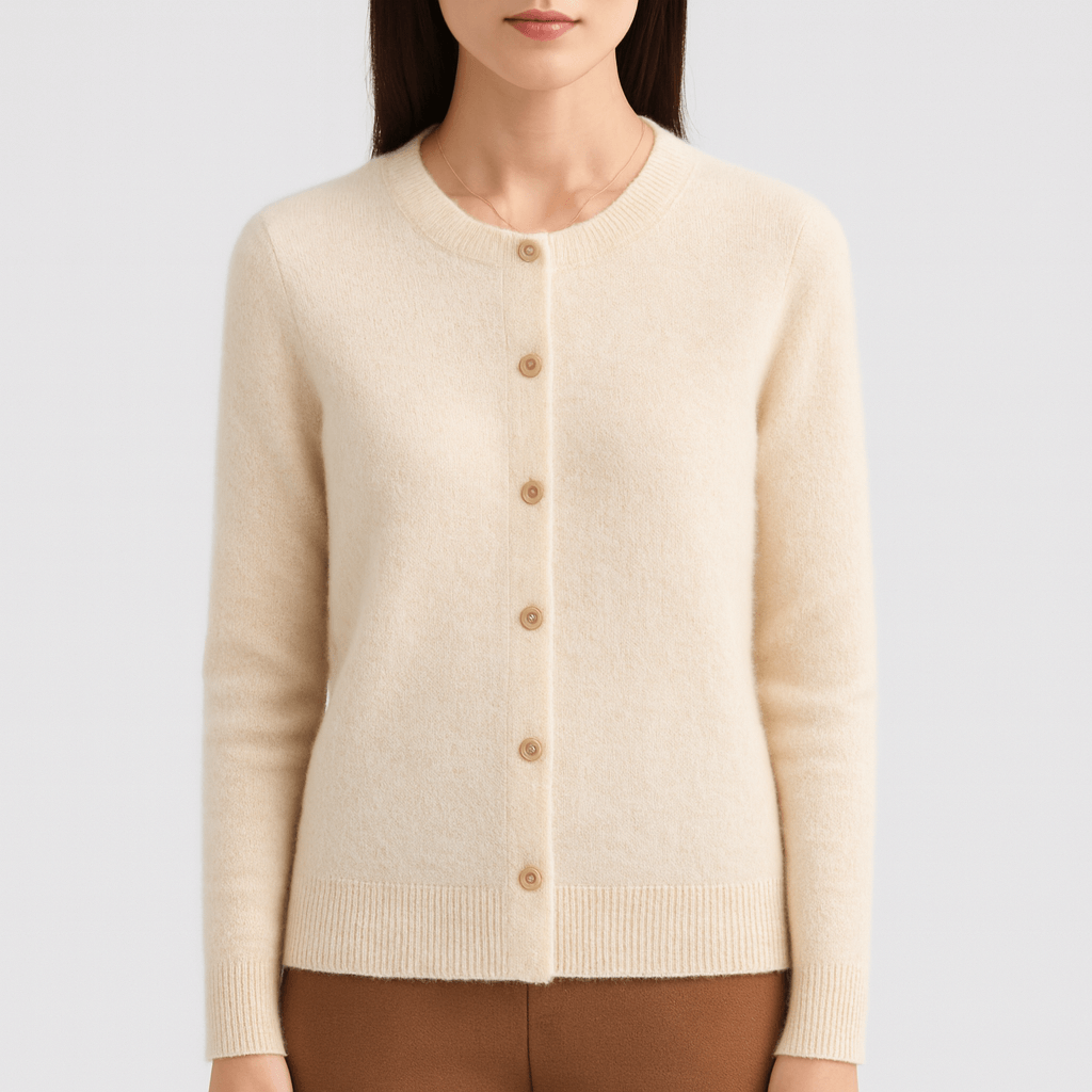 Nordori | O-neck cardigan sweater