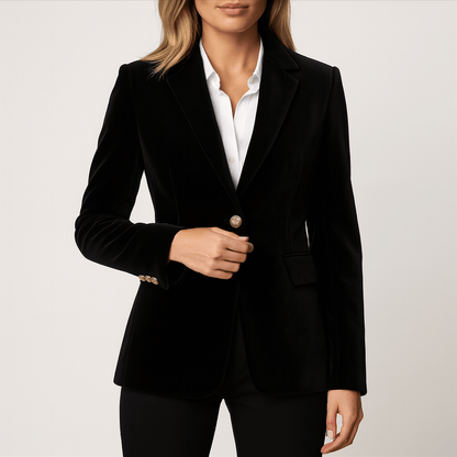 Nordori | Elegant blazer med guldknapper som accent
