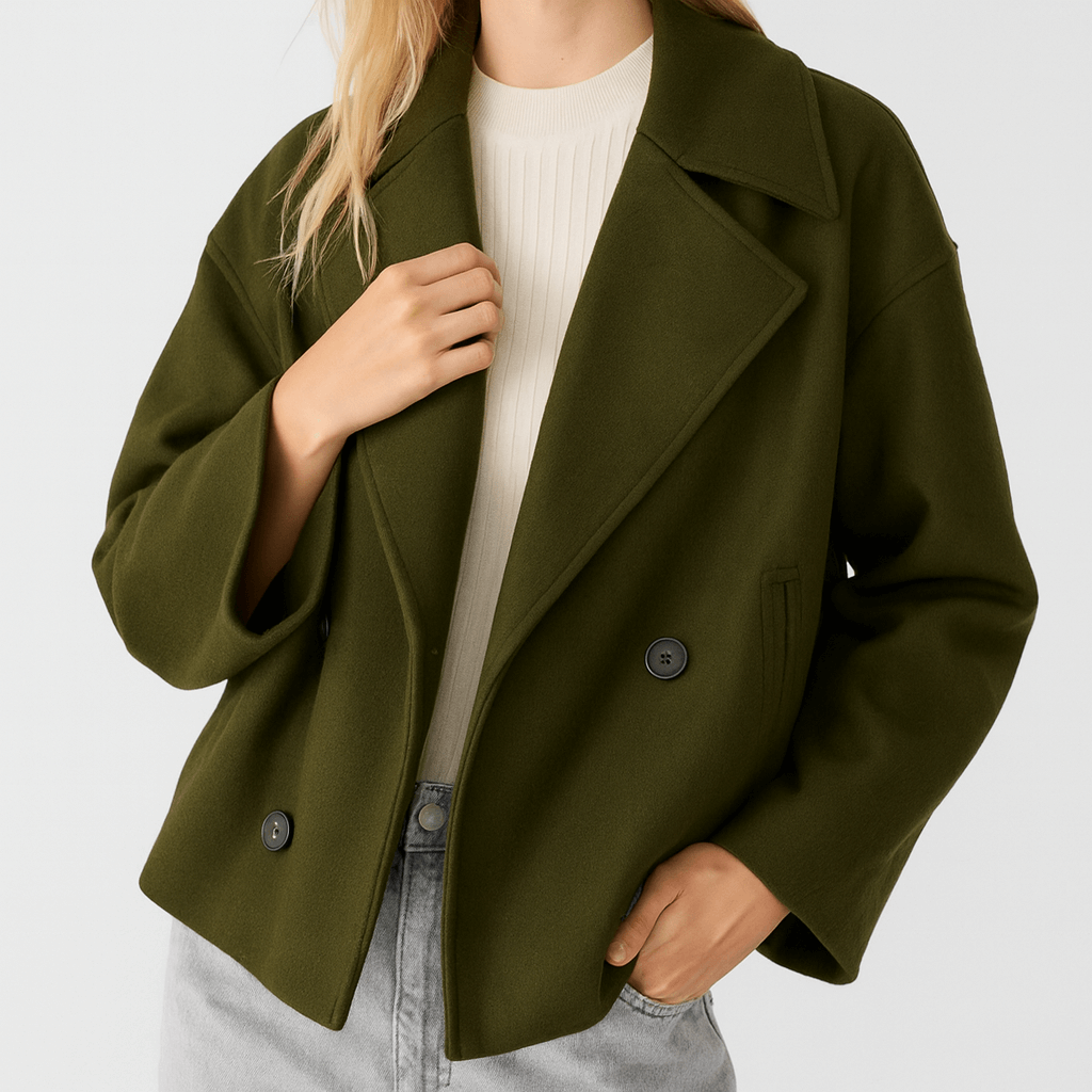 Norodori | Elegant uldfrakke med flatterende pasform