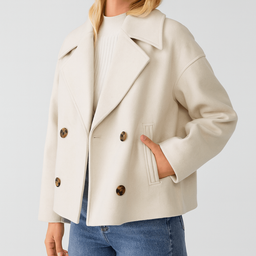 Norodori | Elegant uldfrakke med flatterende pasform