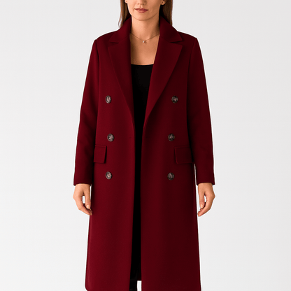 Nordori | Klassisk aftagelig pelskrave, skræddersyet uldfrakke