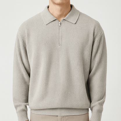 Nordori | Langærmet skjorte med kvart lynlås