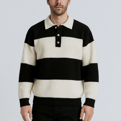 Nordori | Klassisk stribet skjorte med lange ærmer