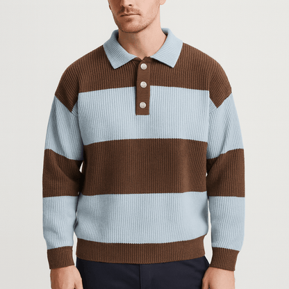 Nordori | Klassisk stribet skjorte med lange ærmer