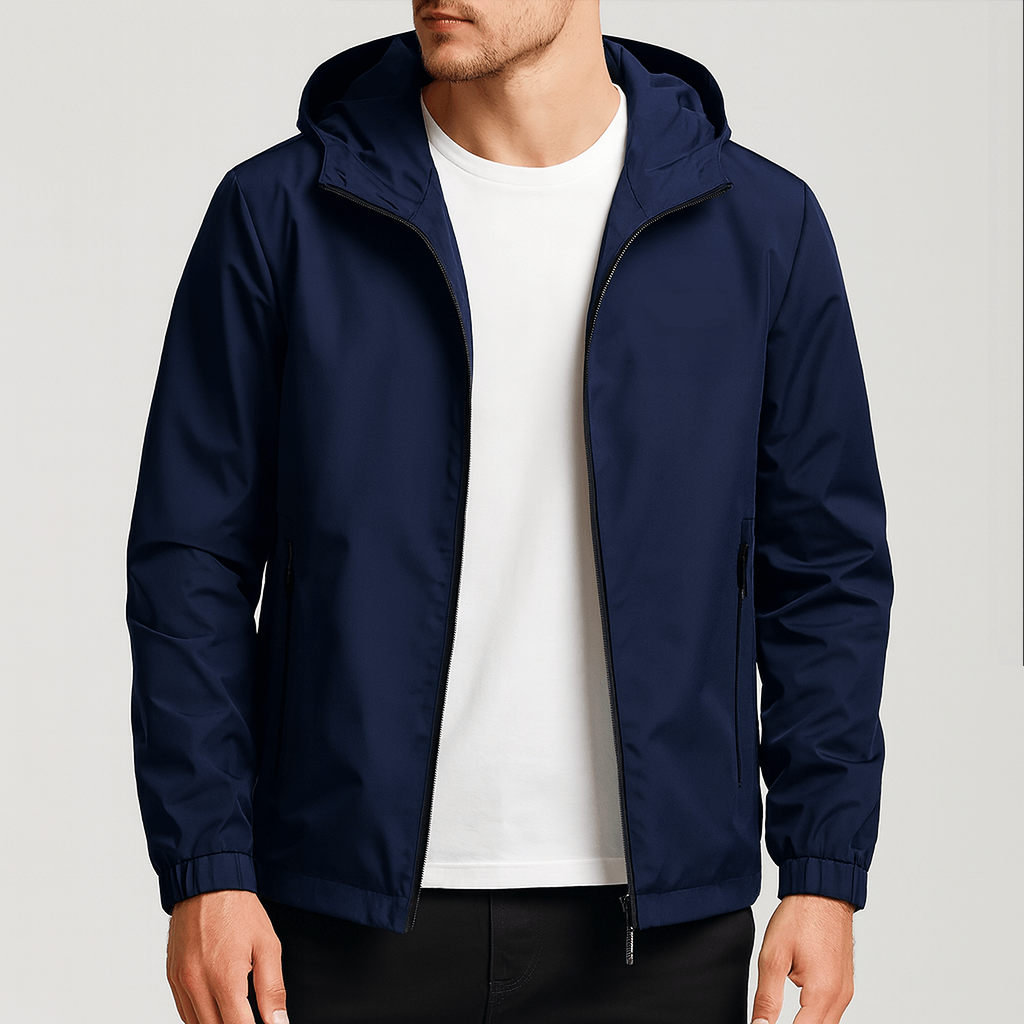 Nordori | Sporty vindjakke med hætte og lynlås