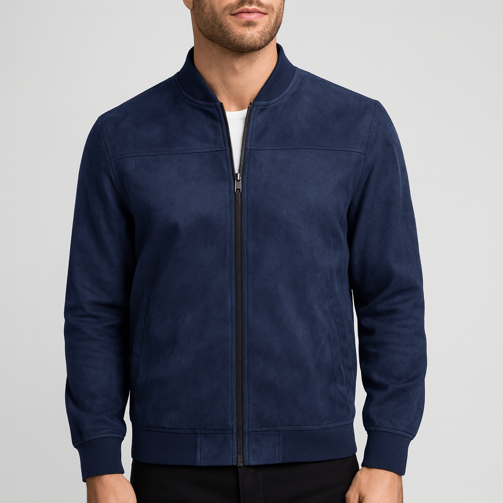 Nordori | Åndbar polyester bomberjakke med hævet krave