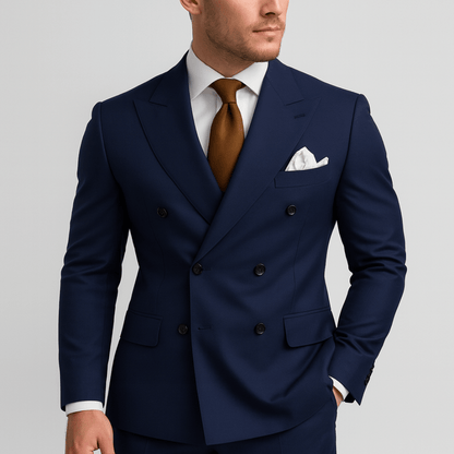 Nordori | Slim fit dobbeltradet jakkesæt