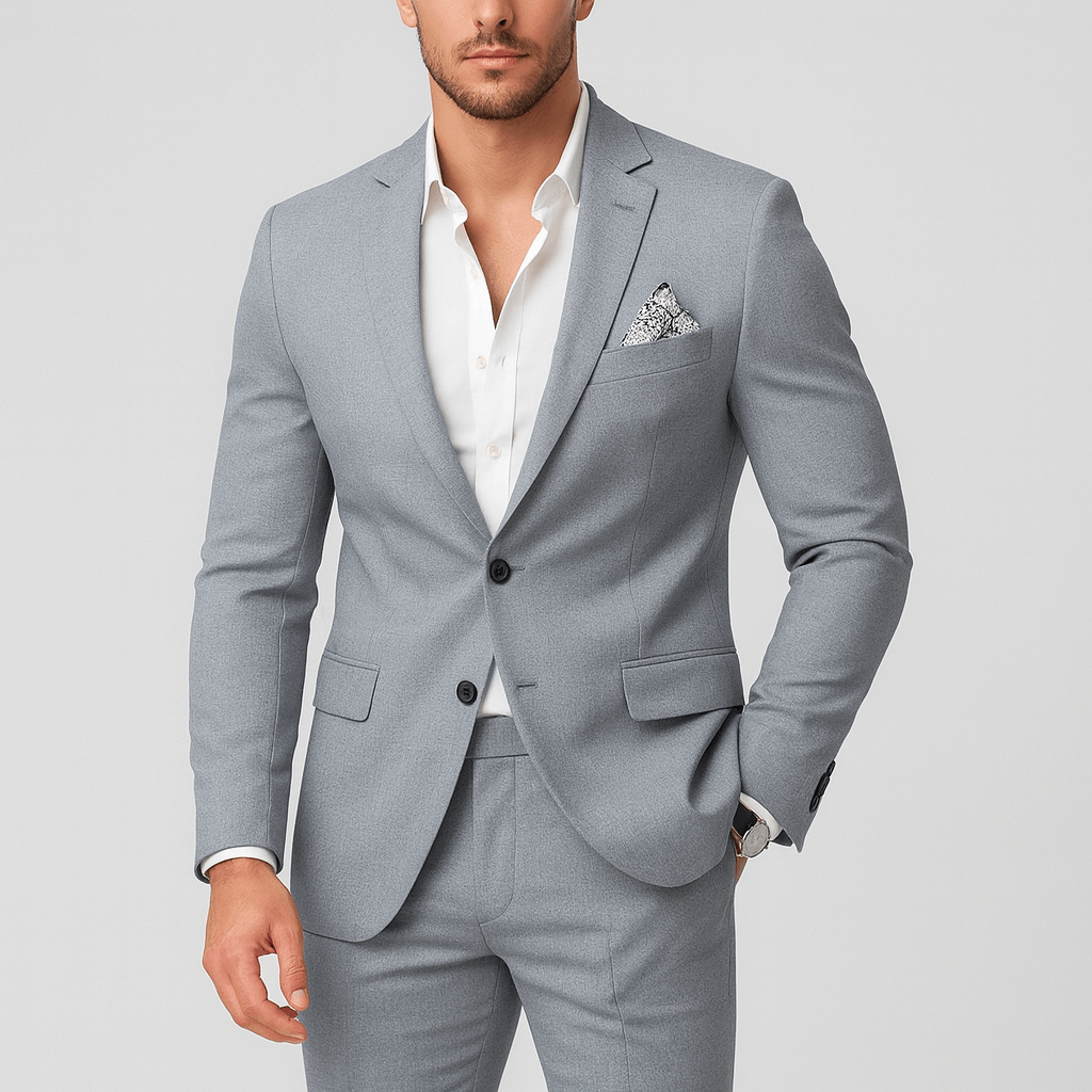 Nordori | Slimfit jakkesæt i hørblanding