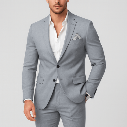 Nordori | Slimfit jakkesæt i hørblanding