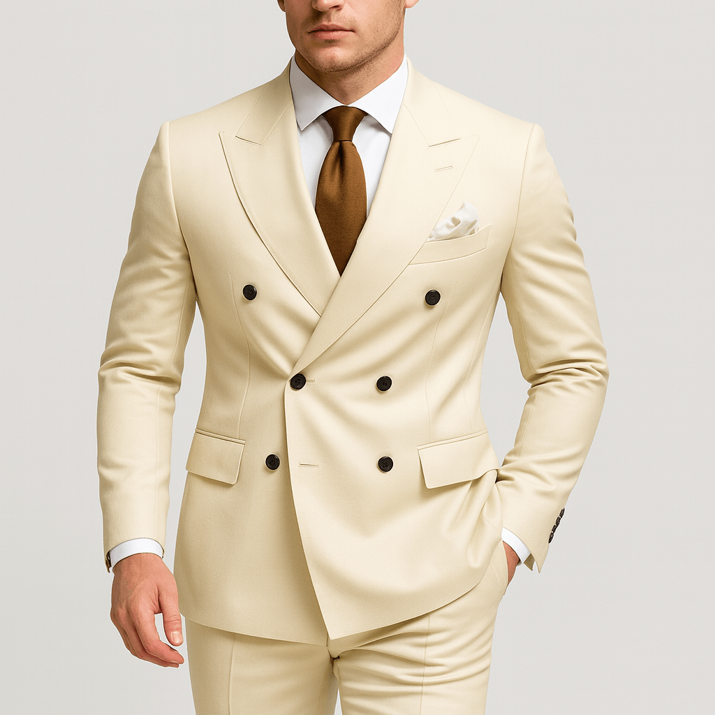 Nordori | Slim fit dobbeltradet jakkesæt