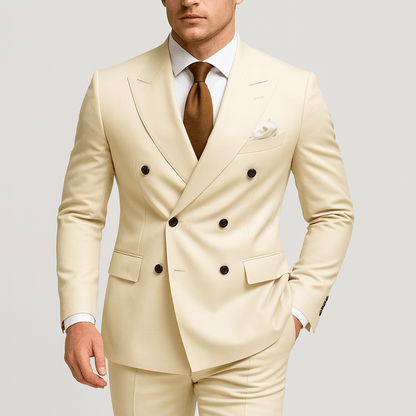 Nordori | Slim fit dobbeltradet jakkesæt