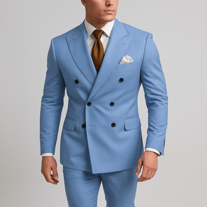 Nordori | Slim fit dobbeltradet jakkesæt