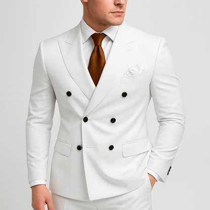 Nordori | Slim fit dobbeltradet jakkesæt