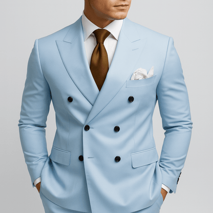 Nordori | Slim fit dobbeltradet jakkesæt