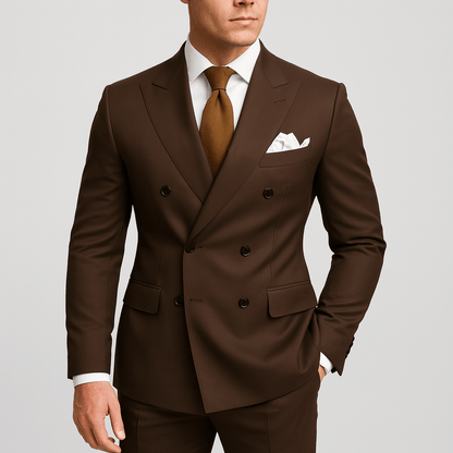 Nordori | Slim fit dobbeltradet jakkesæt