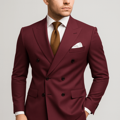 Nordori | Slim fit dobbeltradet jakkesæt