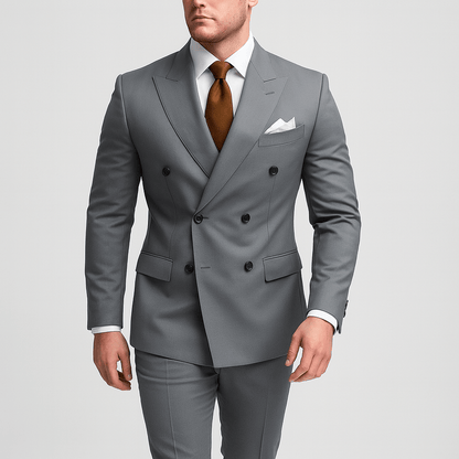 Nordori | Slim fit dobbeltradet jakkesæt