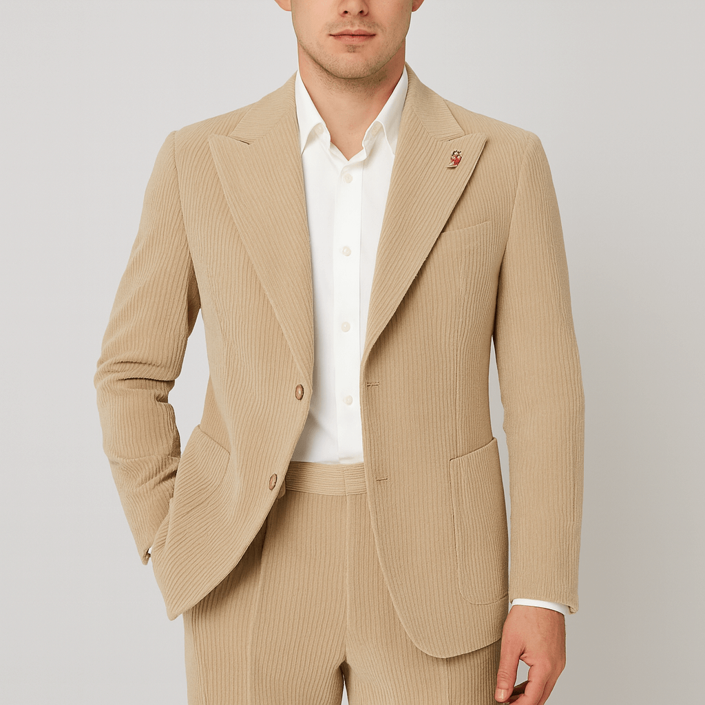 Nordori | Fløjlssæt med 2 dele og spids revers