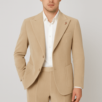 Nordori | Fløjlssæt med 2 dele og spids revers