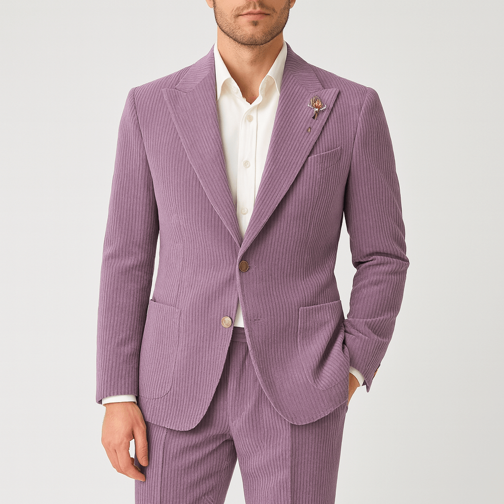 Nordori | Fløjlssæt med 2 dele og spids revers