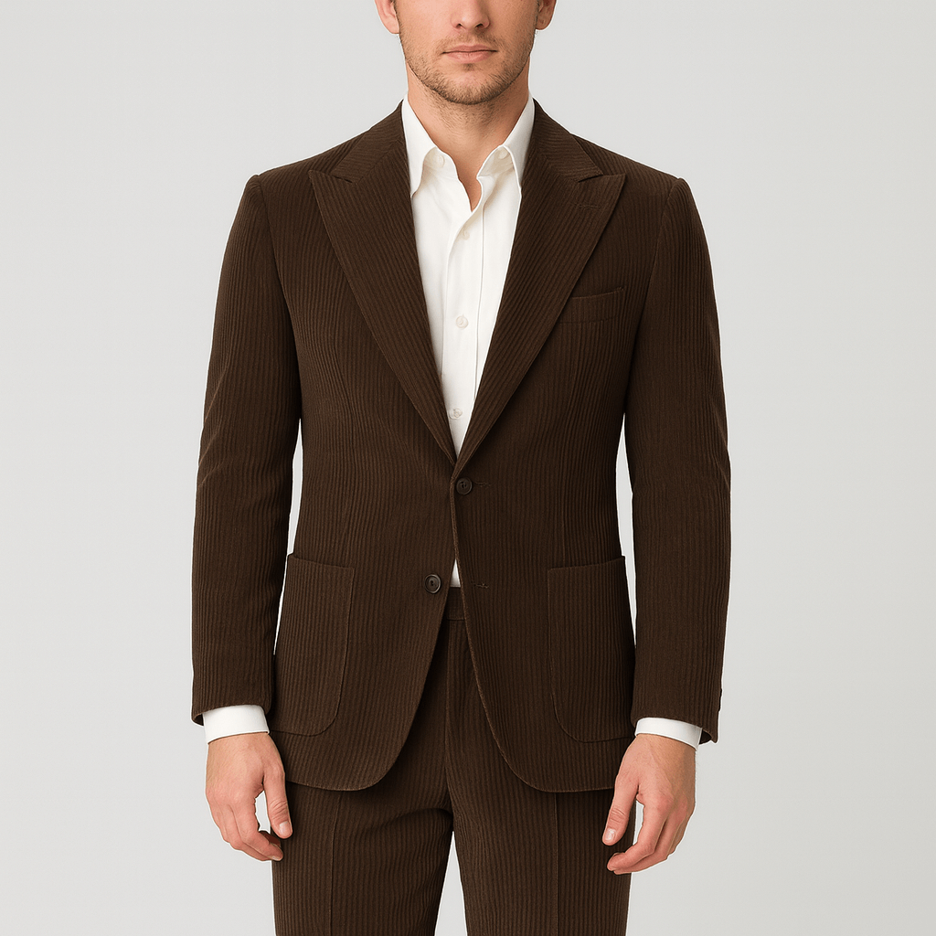 Nordori | Fløjlssæt med 2 dele og spids revers