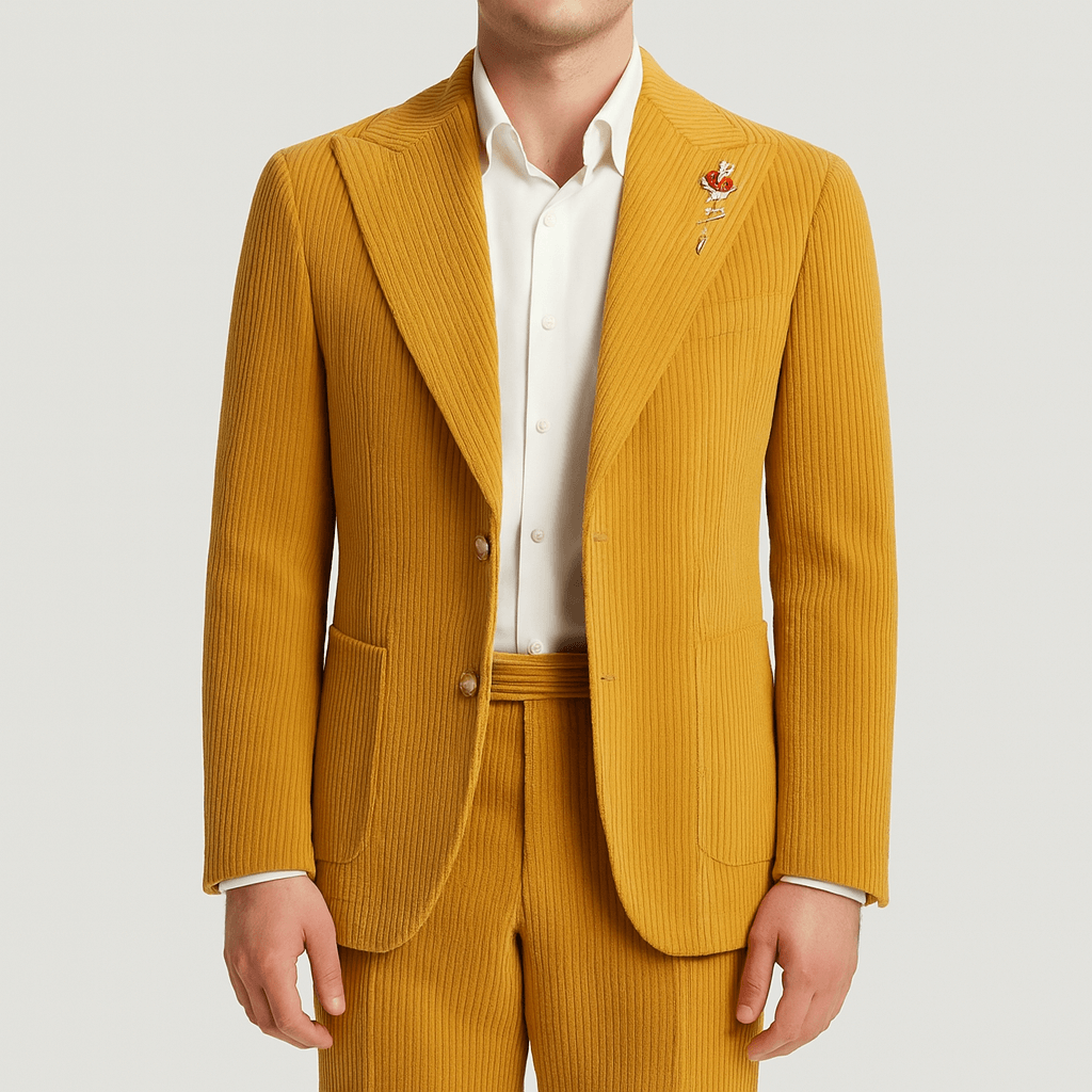 Nordori | Fløjlssæt med 2 dele og spids revers