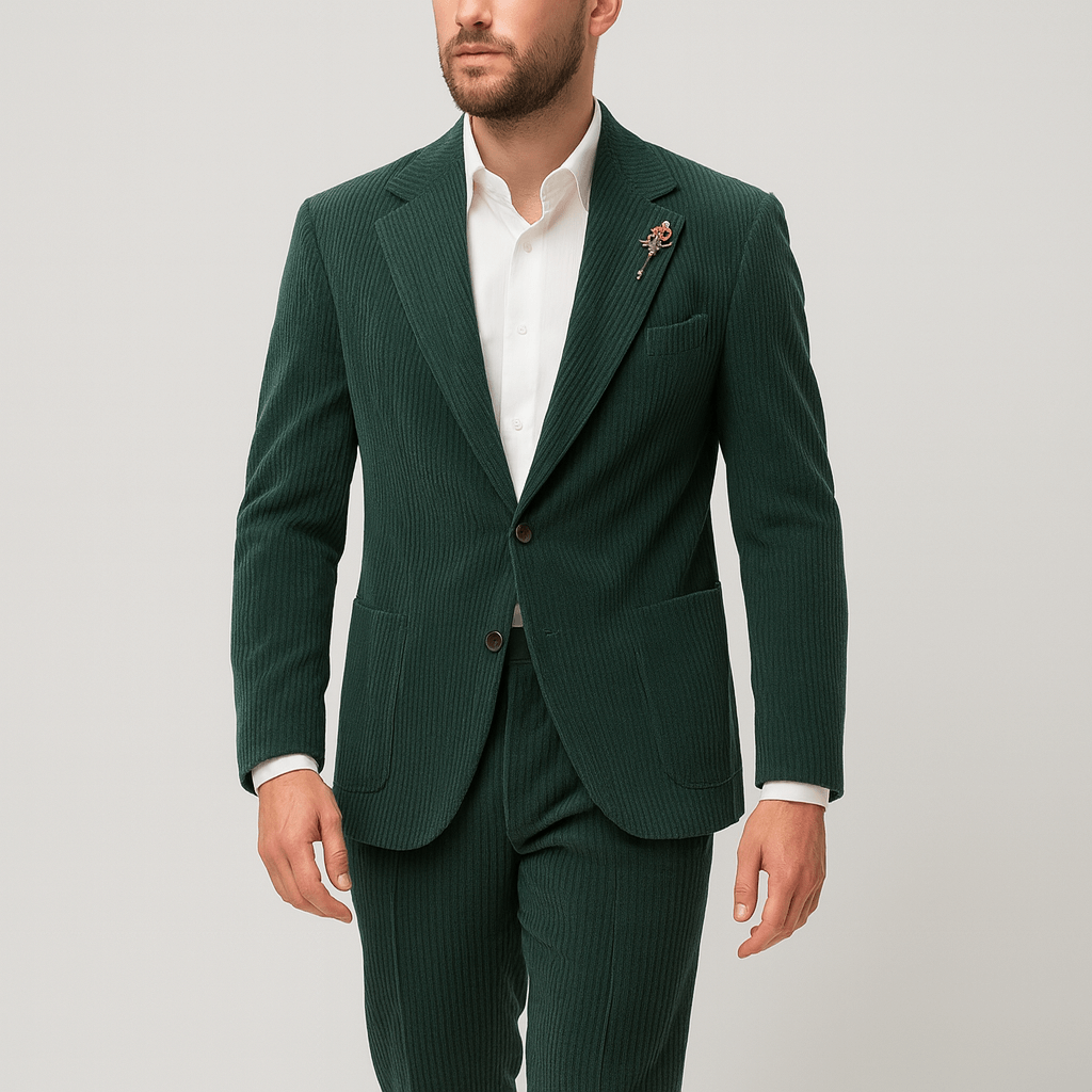 Nordori | Fløjlssæt med 2 dele og spids revers