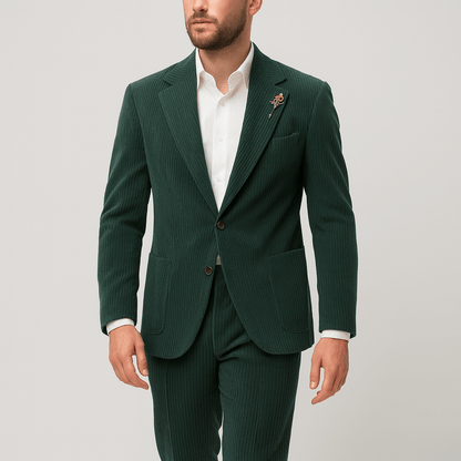 Nordori | Fløjlssæt med 2 dele og spids revers