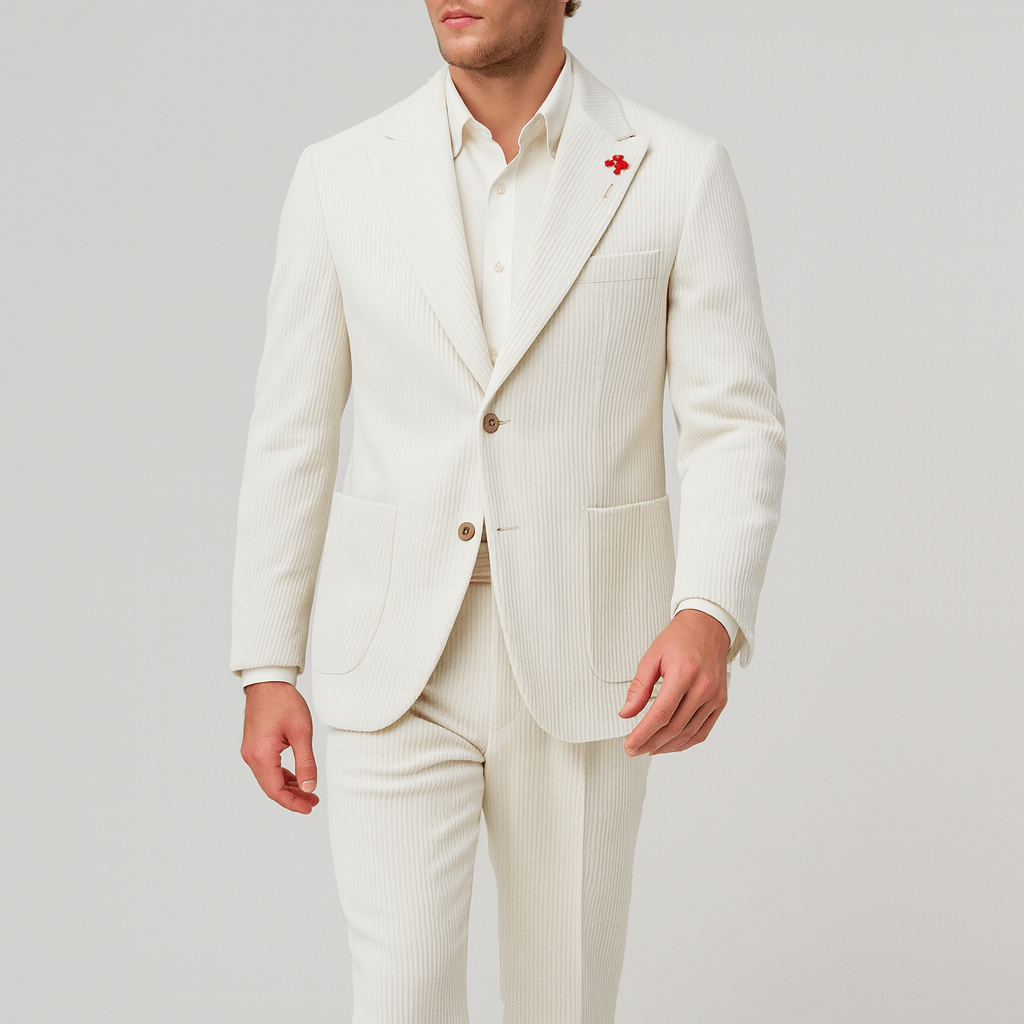 Nordori | Fløjlssæt med 2 dele og spids revers