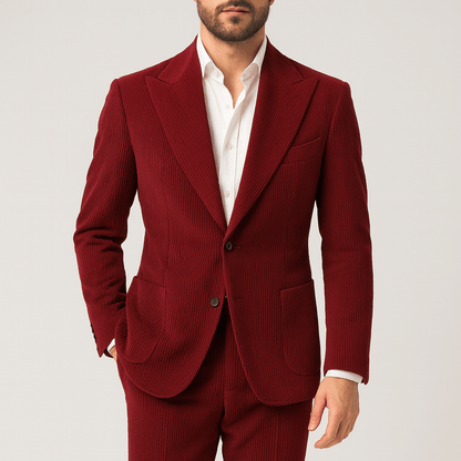 Nordori | Fløjlssæt med 2 dele og spids revers