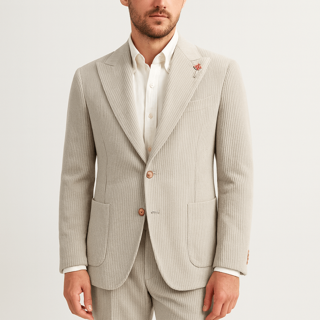 Nordori | Fløjlssæt med 2 dele og spids revers