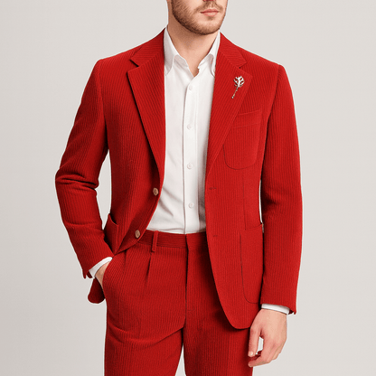 Nordori | Fløjlssæt med 2 dele og spids revers