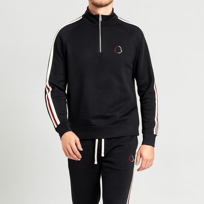 Nordori | Slimfit træningsdragt med kvart lynlås