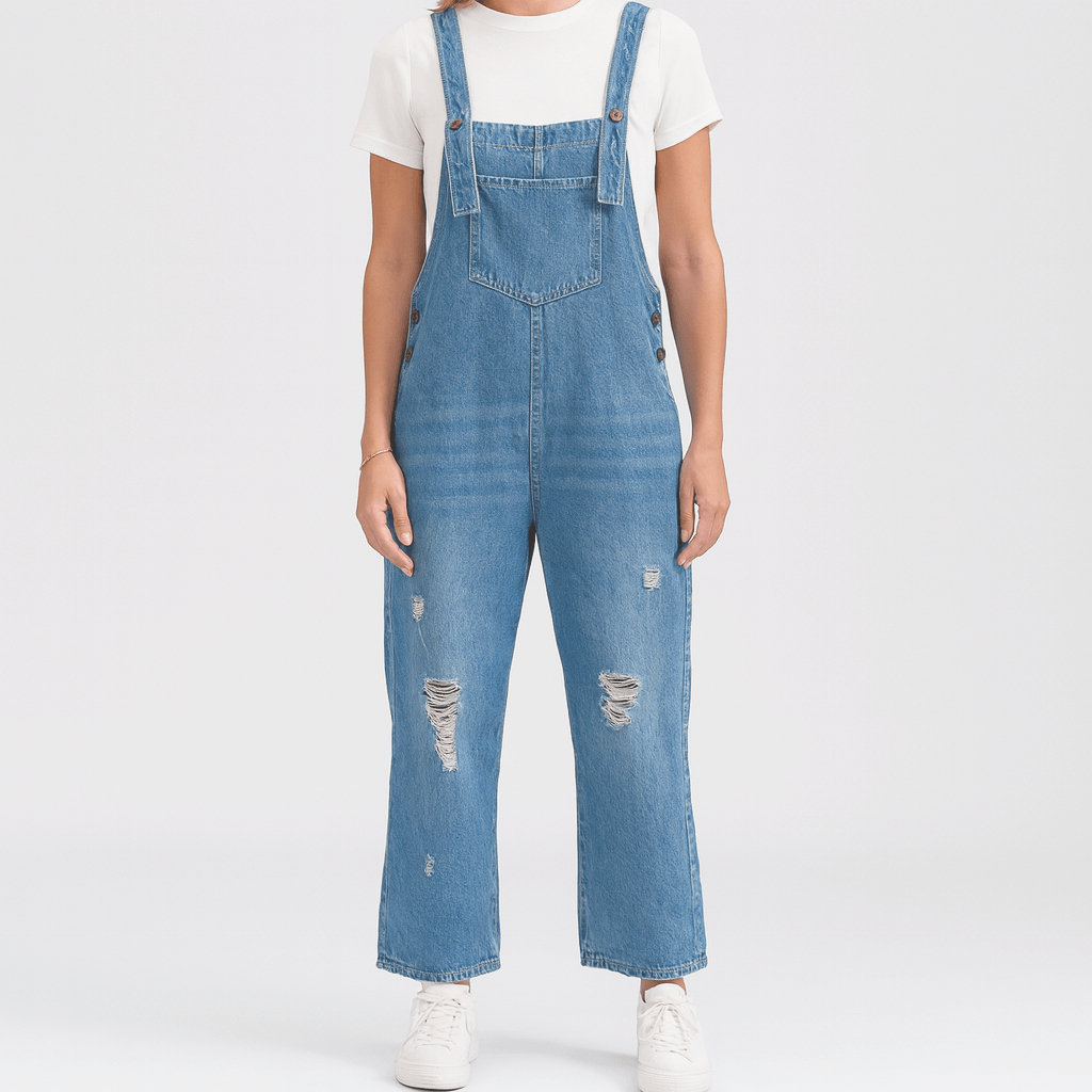 Nordori | Løs pasform denim overalls