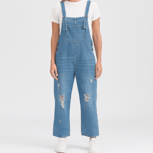 Nordori | Løs pasform denim overalls