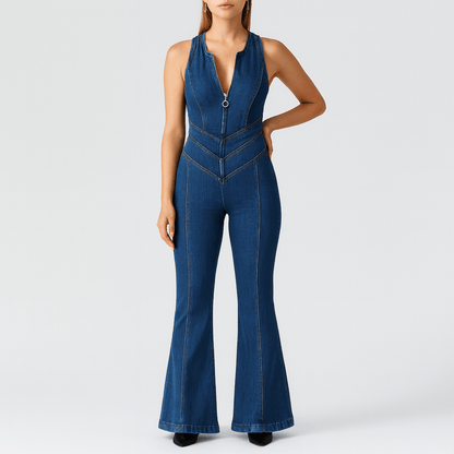 Nordori | Retro denim jumpsuit