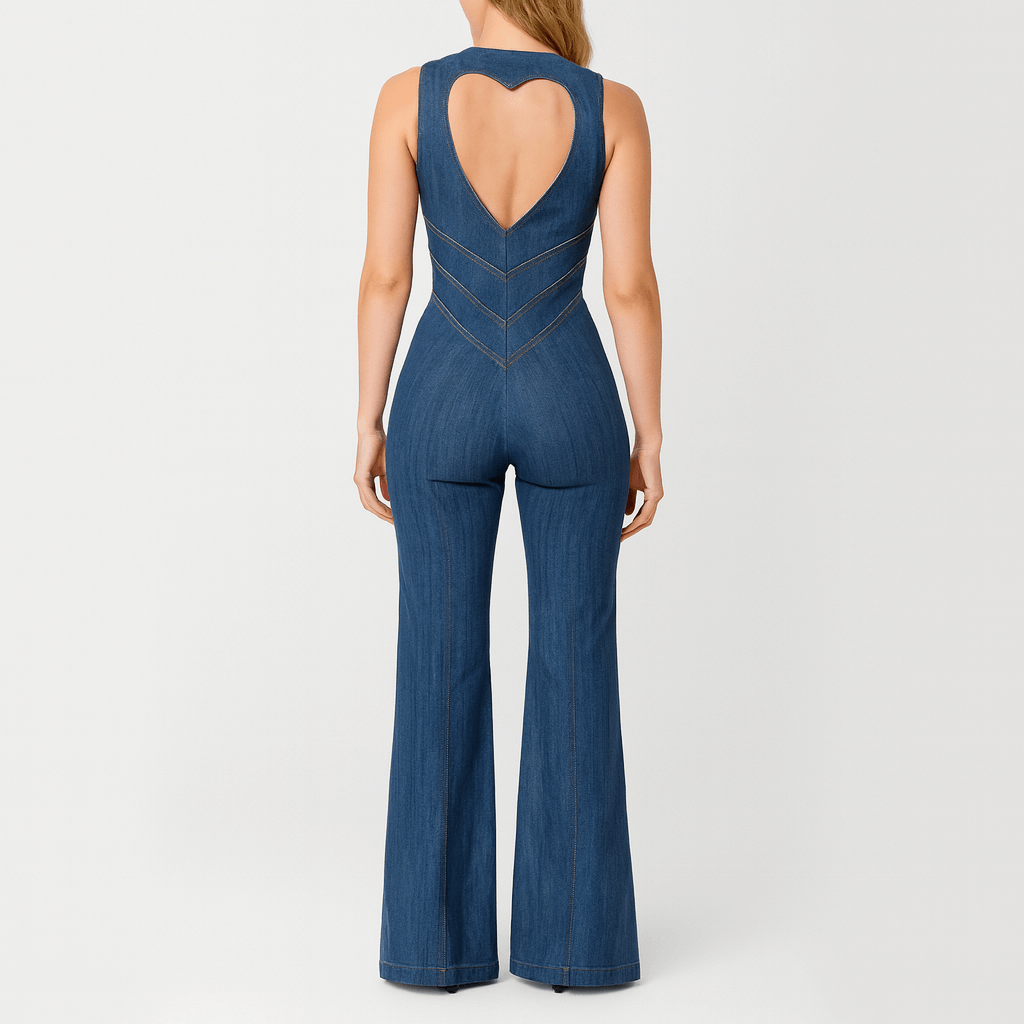 Nordori | Retro denim jumpsuit